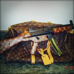 While the Louis Vuitton assault rifle may be one of the most fashionable firearms, but it can kill you. Still, why the hell would anyone make this? It's just so fucked up.