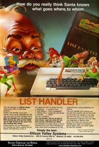 Now I don't know about you but Santa kind of terrifies me in this one with his large eyes of death staring at the elves. Also, those elves kind of look like creepy lawn ornaments.