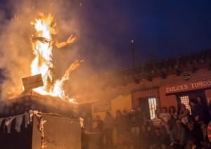 On December 7, Guatemala kicks of the Christmas season with La Quema del Diablo where people sweep their homes and gather trash in a big pile where the burn it with Satan in effigy.