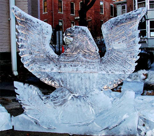 The Enchanting Winter Wonderland of Ice Sculpture | The Lone Girl in a ...