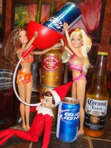 Seems like Pattykins will be totally wasted the next morning after a night of drinking at the Barbie Dolls' bikini party.