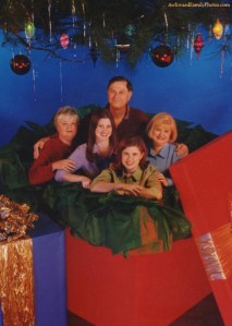 I don't know about you but if I saw people popping out of my presents, I'd freak out. I'm sure they either used photoshop or a very big box.