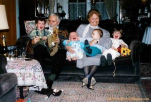 Seems like the Dos Equis guy is traveling the world so much that he doesn't get to see his grandchildren very often. Also, I didn't know he had a wife. Hope she puts up with his peccadilloes since he's the Most Interesting Man in the World.