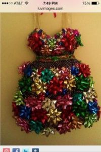 Of course, if you have all those bows in your Christmas gift wrapping supplies, what else are you going to do?