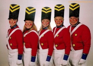 Face it, folks, it was either this or the sugar plum fairies. And dad really didn't want to dress as a sugar plum fairy.