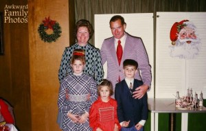 Rebellious children, sometimes hating your parents gets started when they're young. Of course, I'm surprised it isn't the daughter in the kimono like dress that seems to be made from a shower curtain.