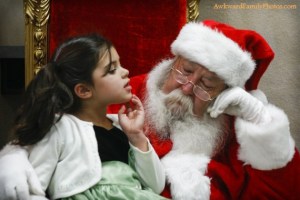 Looks like Santa Claus has stopped listening to that girl a long time ago. I mean he's basically dreaming of a white Christmas at this point.