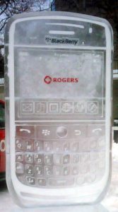  Of course, you'll have to worry about your thumbs getting stuck to it as you try to text your buddies.