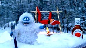 Seems like there will be one less Elf on the Shelf returning to the North Pole this Christmas Eve. Of course, the Abominable Snowman can't wait to eat some delicious elf ribs.