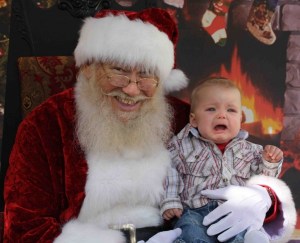 "Yes, cry my little one! I'm always energized and refreshed by the cries of innocent children! Ho, ho, ho!"