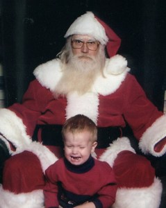 "So I asked the kid what he wanted for Christmas and I stood for the picture. So it ain't my fucking fault that he burst into tears at the sight of me!"