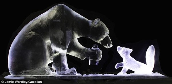 The Enchanting Winter Wonderland of Ice Sculpture | The Lone Girl in a ...