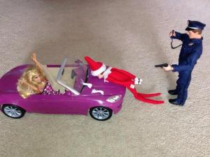Let's hope that he didn't do anything to Barbie and that Ken doesn't find out. Man, Blinker must be one very bad elf.