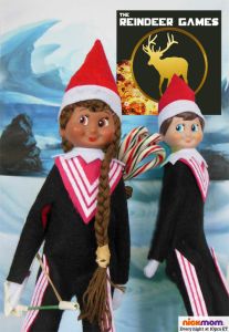 Of course, I'm sure Team Shelf Elf will kill a lot of the other North Pole Tributes with Katniskle's bow and candy canes.
