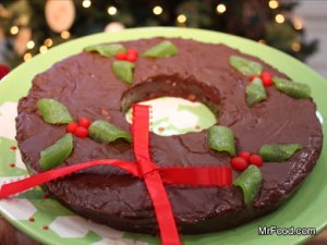 If this dish was featured at my family's Christmas celebration, I would have a very hard time controlling how much I got. Boy, talk about death by chocolate, indeed.