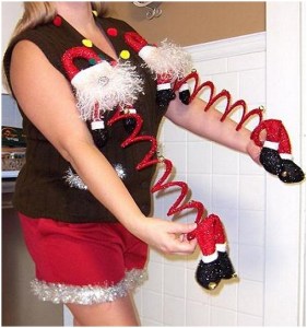 Of course, I'm sure this woman is another North Pole stripper elf but she didn't want me to show her face due to privacy reasons.