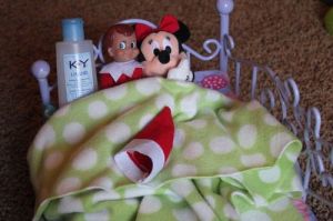Man, Minnie you're a very bad girl. Then again, I'm sure Mickey wouldn't be very good in bed. I mean his voice must be a major turn off. Still, it would be really funny to see an angry Mickey beat up the elf bedding Minnie.