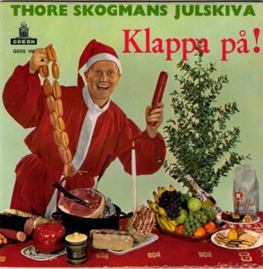 This guy seems very enthusiastic about his Christmas sausage. Seems like he's a bit of a gourmand himself. Still, hope he's not from the Eastern Bloc since I wouldn't know how he obtained that fruit.