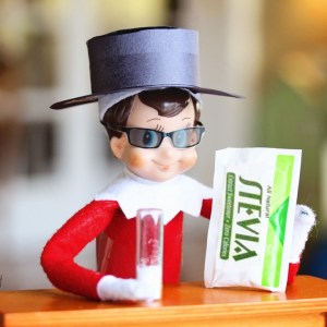 And he seems to run a racket on dealing sweetner, which is now a nationwide epidemic. Hope Santa doesn't hear about this.