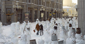 Man, I wonder if these people realize that the snowman infestation is becoming quite a problem in this town. Then again, there's always spring.