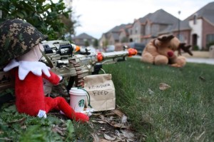 Yes, I know that December is deer hunting season. Yet, this doesn't mean that anyone has the right to shoot any of Santa's reindeer, especially Rudolph.