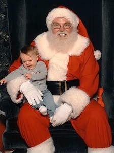 "The best part about this job is that they let kids sit on your lap and you don't have to go through a background check."