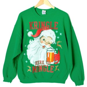 Now I'm sure that Santa Claus with a beer isn't going to go well with a G rated Christmas party. Seriously, why?