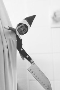 Looks like Norman has a habit of using kitchen knives near the bath tub And since then, the family doesn't even want to step foot in the bath tub again or take a shower.