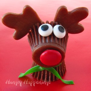 Just make sure that none of your child guests has a peanut allergy because this treat is made from Reese's cups.