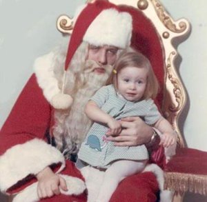 "Here comes Santa Claus, Here comes Santa Claus, Right on Santa Claus Lane, Zzzzzzz."