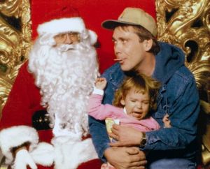 Santa: "I'm sure your little Brittany will get everything she wants for Christmas. Yet, as for you, I'll sure give you some shotgun shells, a six pack of beer, five years probation for your mama, and those mudflaps with the naked ladies."