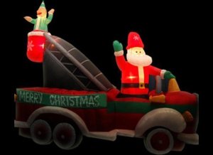 Then again, there are a lot of firefighters out there who do look like Santa Claus. I mean a lot of firefighters I've seen do tend to be obese and may have white beards.