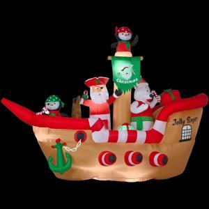 Wait a minute, Santa gives presents to children, not take away cargo and other items from merchant ships! Then again, Saint Nicholas is the patron saint of sailors. Still, why does this even exist?