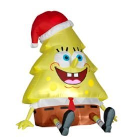 Now this is bound to give Spongebob's youngest fans nightmares. Yet, I hope he gets back into shape after the holidays.