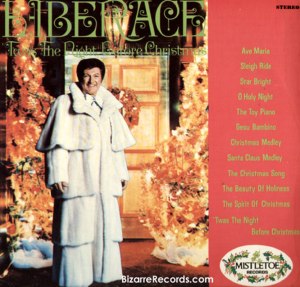 Still, whether you like it or not, I'm sure that there can be no more appropriate image for Liberace Christmas album than having him in his ridiculous multi-decker fur coat. Of course, let's hope it's not made from baby seals.