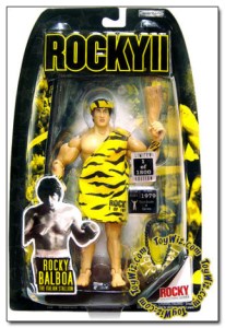 Comes in a saber tooth tiger outfit equipped with his own club. Of course, when you think about it, Stallone really can be a convincing Cro Magnon but that's all I can say about his acting range.