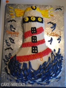 Seems like Billy Joel wasn't the only one working with the rod and the reel in "Downeaster Alexa." And if you saw this cake, you can even say it glows.