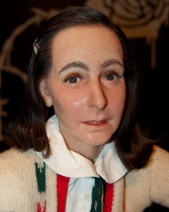 Of course, I'm sure being subjected to hiding in your dad's office building during the Holocaust could age you a few years. However, Anne Frank died at 15 and certainly didn't have the skin composition of someone who's over 30.