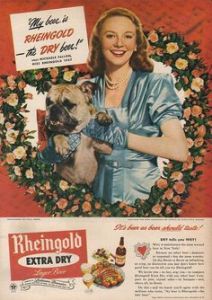 Now I'm sure that beer is an appropriate Valentine's Day Gift for a guy. Well, better than neck ties. Still, that woman looks a bit wasted in her evening clothes. And I'm not sure the dog is paying attention to her. Besides, booze also has a tendency to make a romantic candlelight dinner into something you might not want to discuss with the kids.