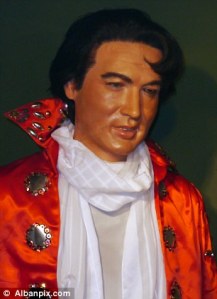 Perhaps this is what happens to you after you've spent too much time taking drugs, lounging in the Las Vegas sunshine, and eating too many peanut butter and banana sandwiches. No wonder this guy was found dead in his bathroom.