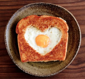 Or as the English call it, "Toad in a Hole" or "Egg in a Basket." Still, I'm sure someone would love this even if a child doesn't.