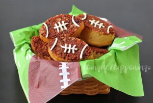 Nevertheless, this is certainly a basket of Super Bowl bread rolls fit for any man. I mean it contains all the things men would want as well as the high cholesterol content.