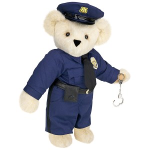 Of course, only a police Teddy Bear could be equipped with handcuffs and not seem to have anything ironic about it. Still, hope he doesn't go after any innocent black bears (then again, in my area the only bears around are black bears).