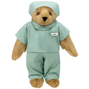 Then again, this bear could be a nurse for you sometimes can't really tell in the operating room. Then again, nurses usually wear scrubs in the hospital while doctors don on lab coats outside the OR.
