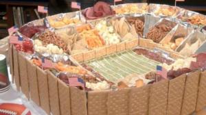 Though the outside is graham crackers the inside tends to be aluminum foil, crackers, and guacamole. Still a great snack platter though.