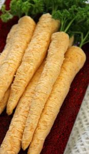 You can also add parsley for the leafy ends. But other than their breaded texture, they almost look like the real thing.