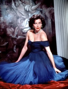 Ava Gardner was one of the foremost dark haired sex symbols of the 1950s even though she was a talented actress. Yet, she's better known for being labeled as a femme fatale whom Frank Sinatra left the mother of his children for as well as their turbulent relationship and marriage. Of course, she did help revitalize his career for helping him get his Oscar-winning role in From Here to Eternity (sorry, Godfather fans).
