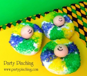 I'm not sure about the little face in the donuts are about. Yet, these are sure cute that your kids will certainly enjoy them, even though they may be too young to take part in the other festivities.