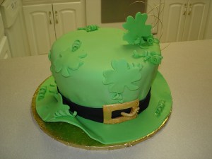 Of course, this hat might be too big for an actual leprechaun. Yet, I love the shamrocks on this green hat.