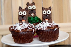  And I suppose the teeth are made from candy corn possibly left over from Halloween. Not to mention, the grass and snow probably consist of coconut. Yet, each setting is to highlight the 2 possible outcomes.